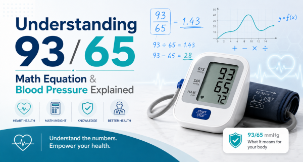 Understanding 93 65: Math Equation & Blood Pressure Explained